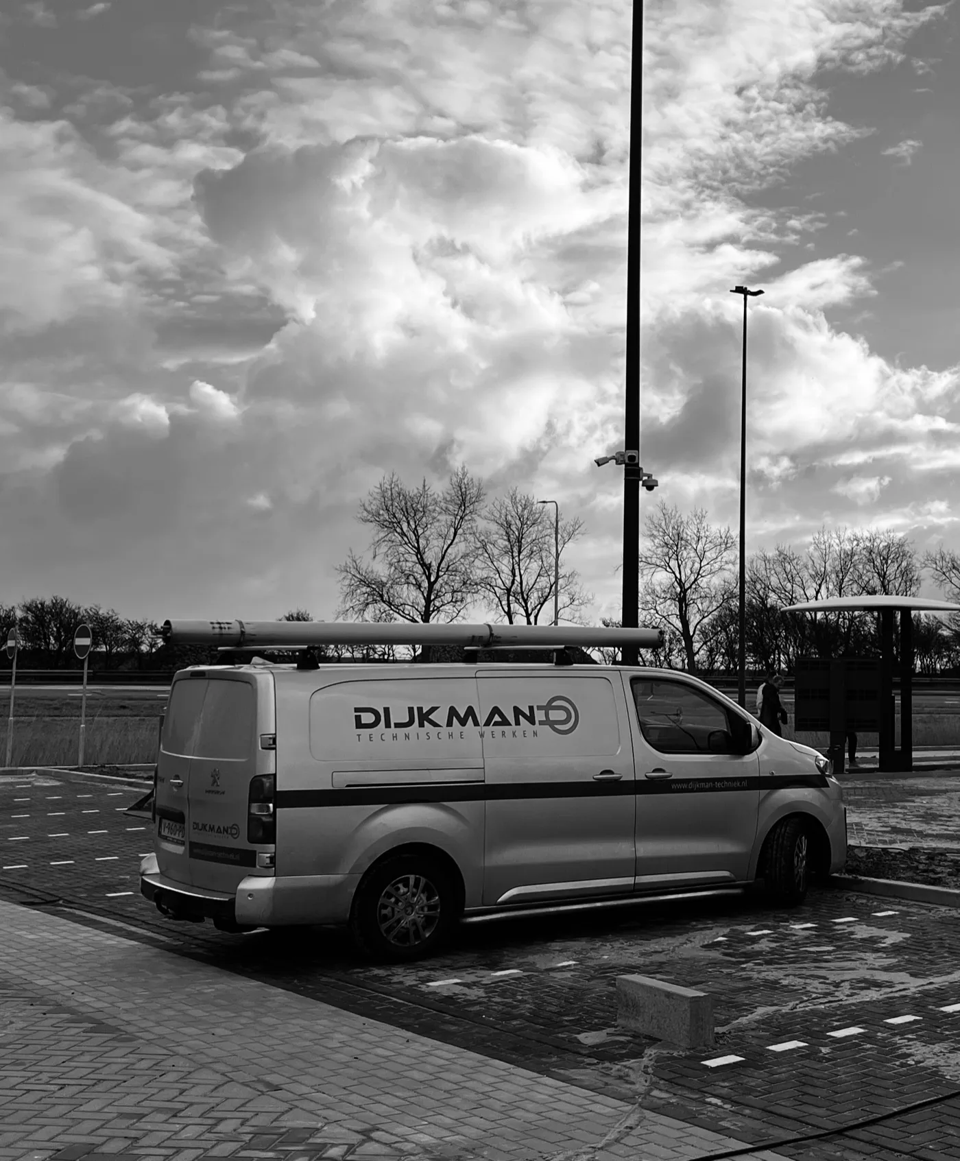 Bedrijfswagen van Dijkman Technische Werken