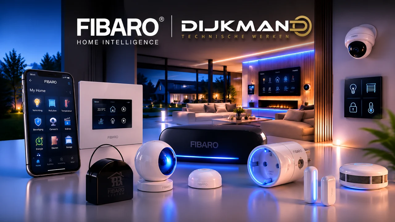 Domotica van Dijkman Technische Werken met FIBARO home intelligence